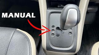 How To Drive Automatic Car Manually  Manual Mode In AMT CAR [upl. by Akihsal751]