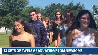 Seeing double 13 sets of twins to graduate from Newsome High School [upl. by Sevik]