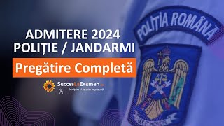 Pregătire Admitere Poliție  Jandarmi Pregătire completă la toate materiile pe SuccesLaExamenro [upl. by Nabe]