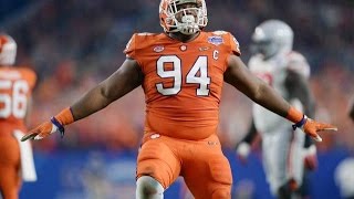 Carlos Watkins Clemson vs Ohio State 2016 [upl. by Bala]