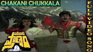 Chakani Chukkala Sandita Video Song  Pasivadi Pranam Movie  Chiranjeevi Vijayasanthi Sumalatha [upl. by Einomrah522]