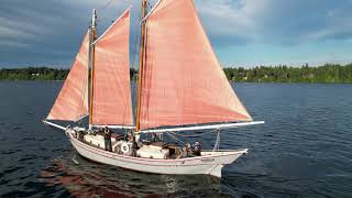 Olympia Schooner Company Budd Bay July 2023 [upl. by Guise]