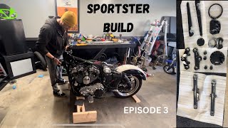 Harley Sportster 1200  Build Series Episode 3 Teaser [upl. by Eulau]