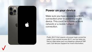 How to Activate an eSIM through iOS Settings  Verizon Business [upl. by Retla346]