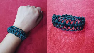 DIY Larks Head Knot Paracord Bracelet [upl. by Polik]