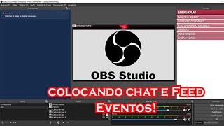 Como configurar o OBS Studio com Feed de Eventos e Chat Restream [upl. by Nader393]