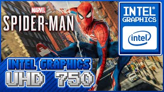 MARVELS SPIDERMAN PC con una INTEL UHD 750  pxiero [upl. by Atikram]