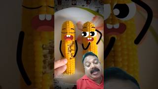 Green screen with lifedoodlesshort 🤓 Life Doodles  2 corn 🌽 popular cartoon shorts cartoon [upl. by Nahttam]