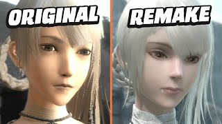 Nier Original vs Nier Replicant Ver12247 Graphics Comparison [upl. by Honeywell]