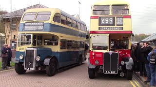 Ensignbus Christmas Heritage Bus Running Day 2022 [upl. by Esiralc556]