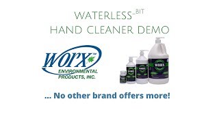 Waterless Hand Cleaner Demo [upl. by Aivatal]