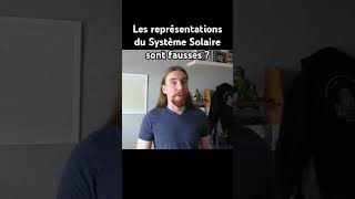 Les représentations du Système Solaire sont fausses  astrophysics science astro sun space [upl. by Ellicul]