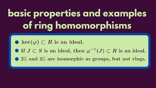 Homomorphic image of an Ideal is an ideal of R  HomomorphismIsomorphism  Ring Theory  Algebra [upl. by Hiller]