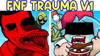 FNF TRAUMA V1  Internet Horrors Thursday Night Trauma Cancelled Build [upl. by Aihsyt]