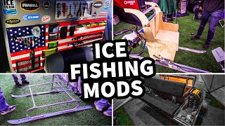 4 Modified Ice Shacks Portable Ice Fishing Shack Competition [upl. by Joell]