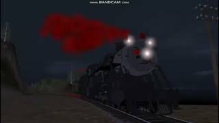 clinchfield 311 kills ATSF 2925 on the railroad bridge at the middle of the night [upl. by Esinereb]