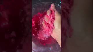 Boom by Gholibn ASMR  Liquid Watercolor Red gymchalk oddlysatisfying shortscreate [upl. by Notelrahc]