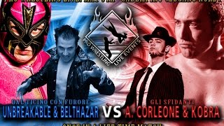 Belthazar amp Unbreakable vs Corleone amp Kobra  Pro Wrestling Live 1 05052012 [upl. by Frayne]