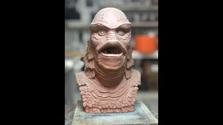 CREATURE FROM THE BLACK LAGOON 12 SCALE BUST [upl. by Ytak808]