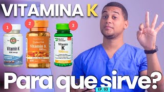 VITAMINA K PARA QUE SIRVE  3 COSAS [upl. by Hodge]