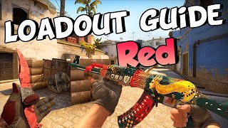 CS2 Skins  Red skin loadout that wont break the bank hopefully [upl. by Thorne438]