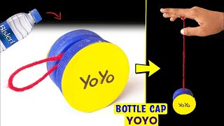 How to Make a YoYo At Home  Easy bottle cap yoyo making [upl. by Ressan]