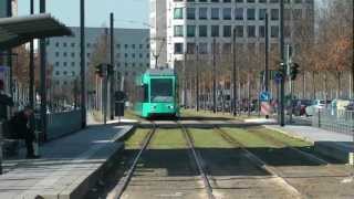 Straßenbahn Frankfurt Main  Linie 17 inkl OWagen XXL 2012 HD [upl. by Collie]