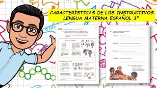 Las partes del instructivo 3° Español  Páginas 8384 Libro 2021 [upl. by Sweeney395]