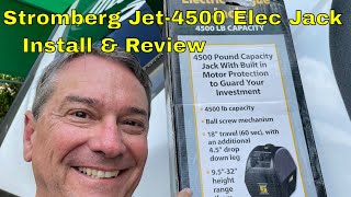 Stromberg Jet4500 Trailer Jack Install amp Review [upl. by Ellak]