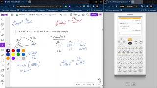 Law of Sines aka the sine rule too and area of oblique triangle Notes Module 3A1 [upl. by Inneg]