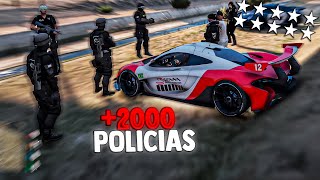 TODA la POLICIA nos BUSCA en GTA5 ROLEPLAY 😨 [upl. by Niamert457]