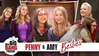 Penny and Amy Moments  The Big Bang Theory [upl. by Eelesor]