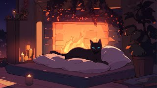 Winter lofi ❄ Lofi cat  just want to help you relax 🐾 Chill Beats To Relax  Study To [upl. by Gottwald]