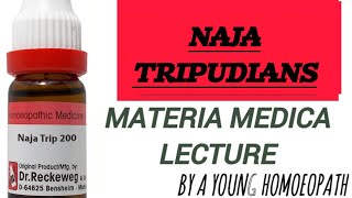 NAJA  MATERIA MEDICA A YOUNG HOMOEOPATH [upl. by Asiled]