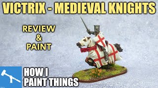 Medieval Knights  Paint amp Review of Victrix Miniatures How I Paint Things [upl. by Farhsa717]