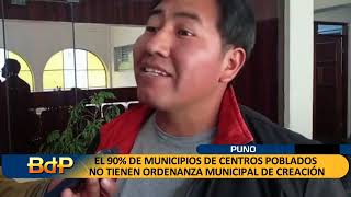 VICEPRESIDENTE EL 90 DE MUNICIPIOS DE CENTROS POBLADOS NO TIENEN ORDENANZA MUNICIPAL DE CREACIÓN [upl. by Lusa]