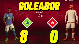 FIFA 23brasil 8 x 0 Tunisia Final ps5 gameplay gols neymarraphinhapaquetafred [upl. by Reamonn556]