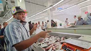 MUTTRAH FISH MARKET in Muscat Oman anithavijay couple vlogsfish market explore muscat oman [upl. by Broderic660]