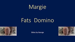 Fats Domino Margie KARAOKE [upl. by Leifer]