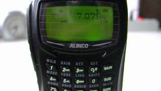 Alinco DJX11 SSB Ham radio band 40m 7MHz [upl. by Lemon]