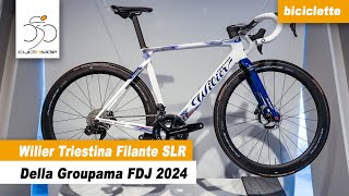 La Wilier Triestina Filante SLR del Team Groupama FDJ 2024 [upl. by Atinar]