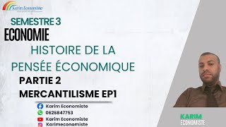 Histoire de la pensée économique S3 Economie Partie 2 [upl. by Enamrej]