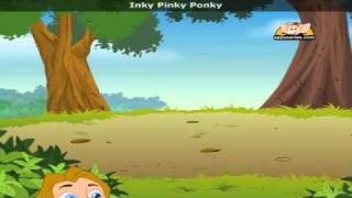 Inky Pinky with Lyrics  Nursery Rhyme [upl. by Lark]