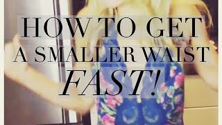 How to get a smaller waist FAST Exercises to remove quotthe SHELFquot [upl. by Haskel459]