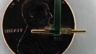 Tiny Squiggle piezo linear motor on penny [upl. by Inava733]