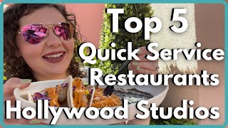 Ranking the Top 5 Quick Service Restaurants at Disneys Hollywood Studios [upl. by Niassuh]