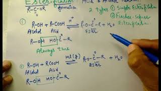 esterification reaction  carbon and its compounds [upl. by Irodim245]