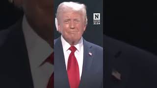 Watch Trumps OverTheTop Entrance For RNC Acceptance Speech [upl. by Llechtim386]