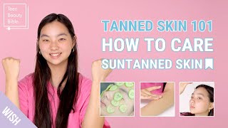 Remove Sunburns  Everything about Tanning  Teen Beauty Bible [upl. by Hopkins]