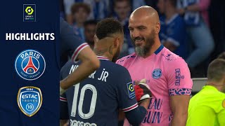 PARIS SAINTGERMAIN  ESTAC TROYES 2  2  Highlights  PSG  ESTAC  20212022 [upl. by Asirb]